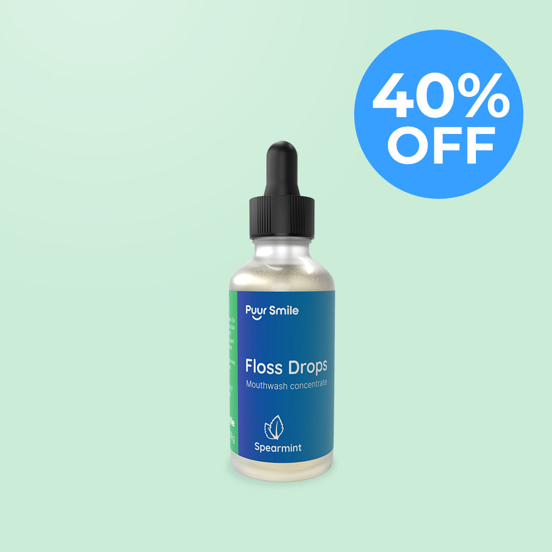 FLOSS DROP SERUM - ADD INTO FLOSSER TO TURN WATER INTO MINTY, BACTERIA FIGHTING SERUM