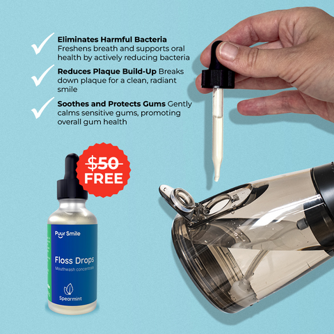 PUURSMILE WATER FLOSSER - 55% OFF HALLOWEEN  SALE + 4 FREE GIFTS (WORTH $150)